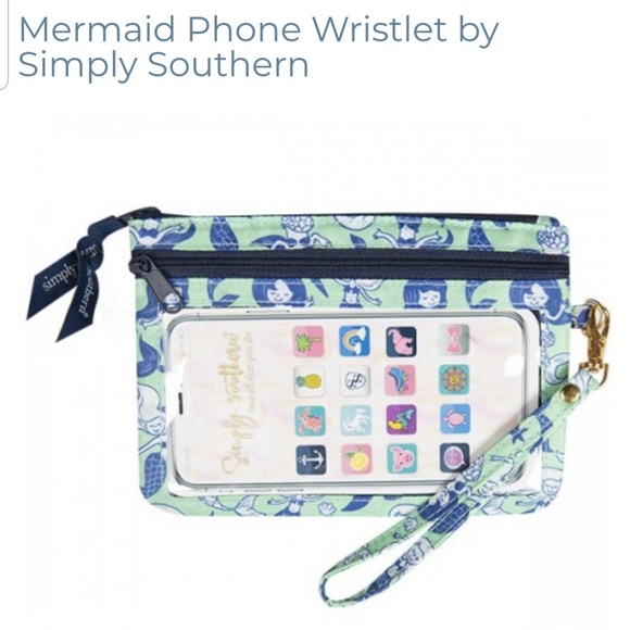NEW Simply Southern Phone Wristlet iPhone case MERMAID